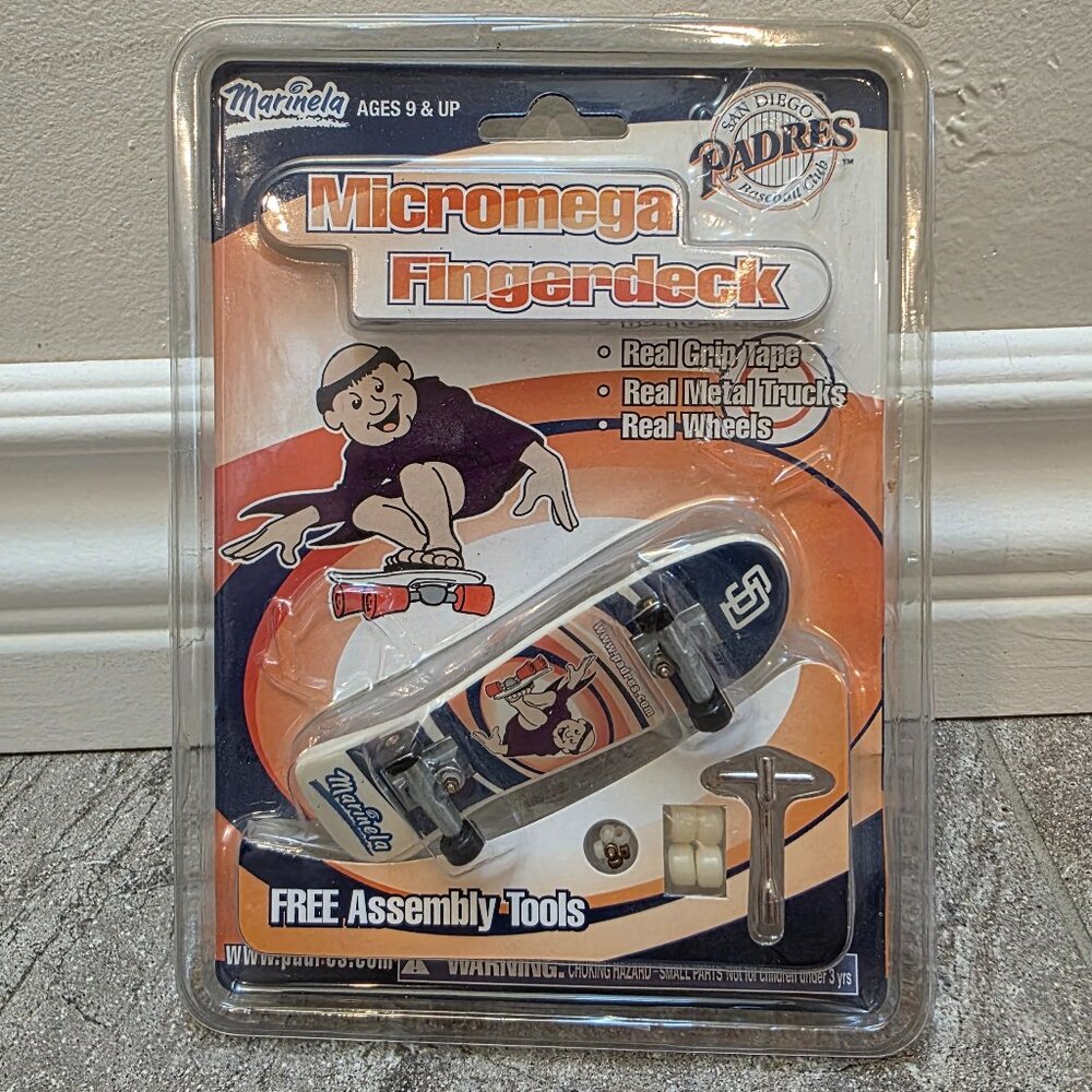 Rare padres Tech Deck collectors Fingerboard Techdeck Vintage SEALED baseball